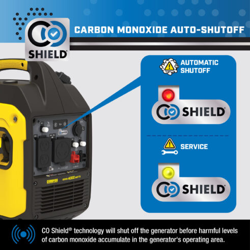 Champion 100809 4000W Inverter with CO Shield