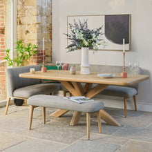 Load image into Gallery viewer, Fairmile 200cm Dining Table with Fairmile Corner Bench &amp; Low Bench - RHF