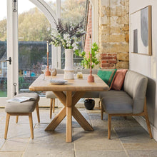 Load image into Gallery viewer, Fairmile 200cm Dining Table with Fairmile Corner Bench &amp; Low Bench - RHF