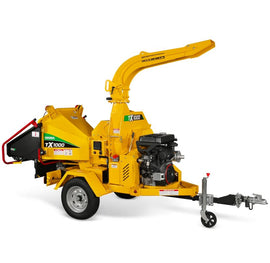 35hp 1000cc ZONSEN E-Start 8 inch Gas Powered Commerical Wood Chipper with Intelligent Hydraulic Feeding System , CROBA TX1000