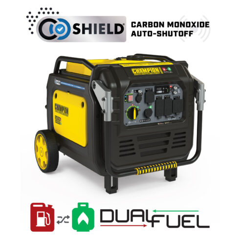 Champion 201175 8500W Electric Start Dual Fuel Inverter with CO Shield