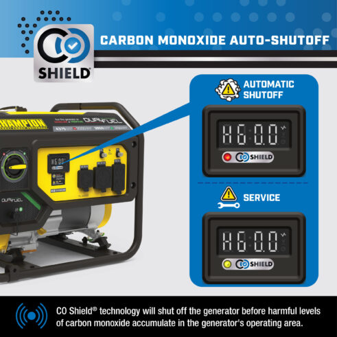 Champion 201296 3500W Dual Fuel Generator with CO Shield®