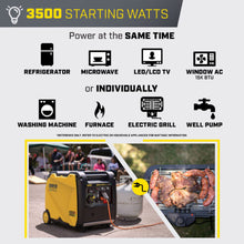 Load image into Gallery viewer, Champion 201319 4500W Electric Start Dual Fuel Inverter with CO Shield