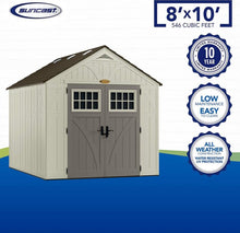 Load image into Gallery viewer, Suncast BMS8100 8′ x 10′ Tremont Storage Shed