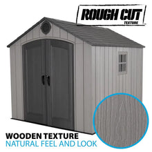 Load image into Gallery viewer, Lifetime 8 ft x 10 ft Outdoor Storage Shed 60371