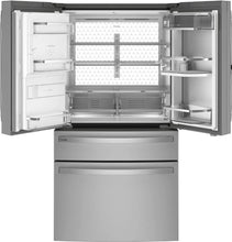 Load image into Gallery viewer, GE Refrigerator 27.9 Smart Fingerprint Resistant French Door