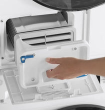 Load image into Gallery viewer, GE® ENERGY STAR® 24" 4.1 Cu.Ft. Front Load Ventless Condenser Electric Dryer with Stainless Steel Basket