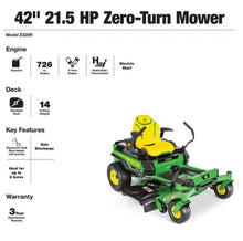 Load image into Gallery viewer, Z320R 42 In. 21.5 HP Gas Dual Hydrostatic Zero-Turn Riding Mower