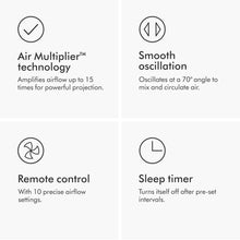 Load image into Gallery viewer, Dyson Cool AM07 Bladeless Tower Fan - Powerful Air Multiplier Cooling For Large Rooms