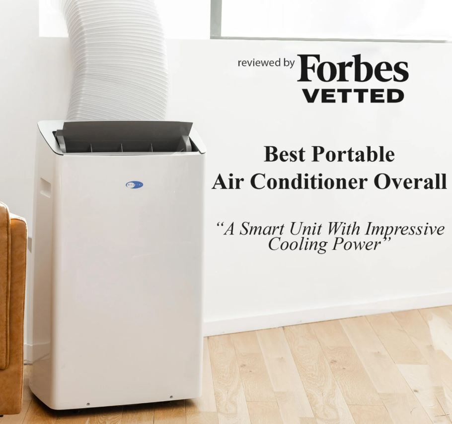 Whynter NEX Inverter 14,000 BTU Dual Hose Smart Portable Air Conditioner, Heater, Dehumidifier & Fan | ARC-1230WNH