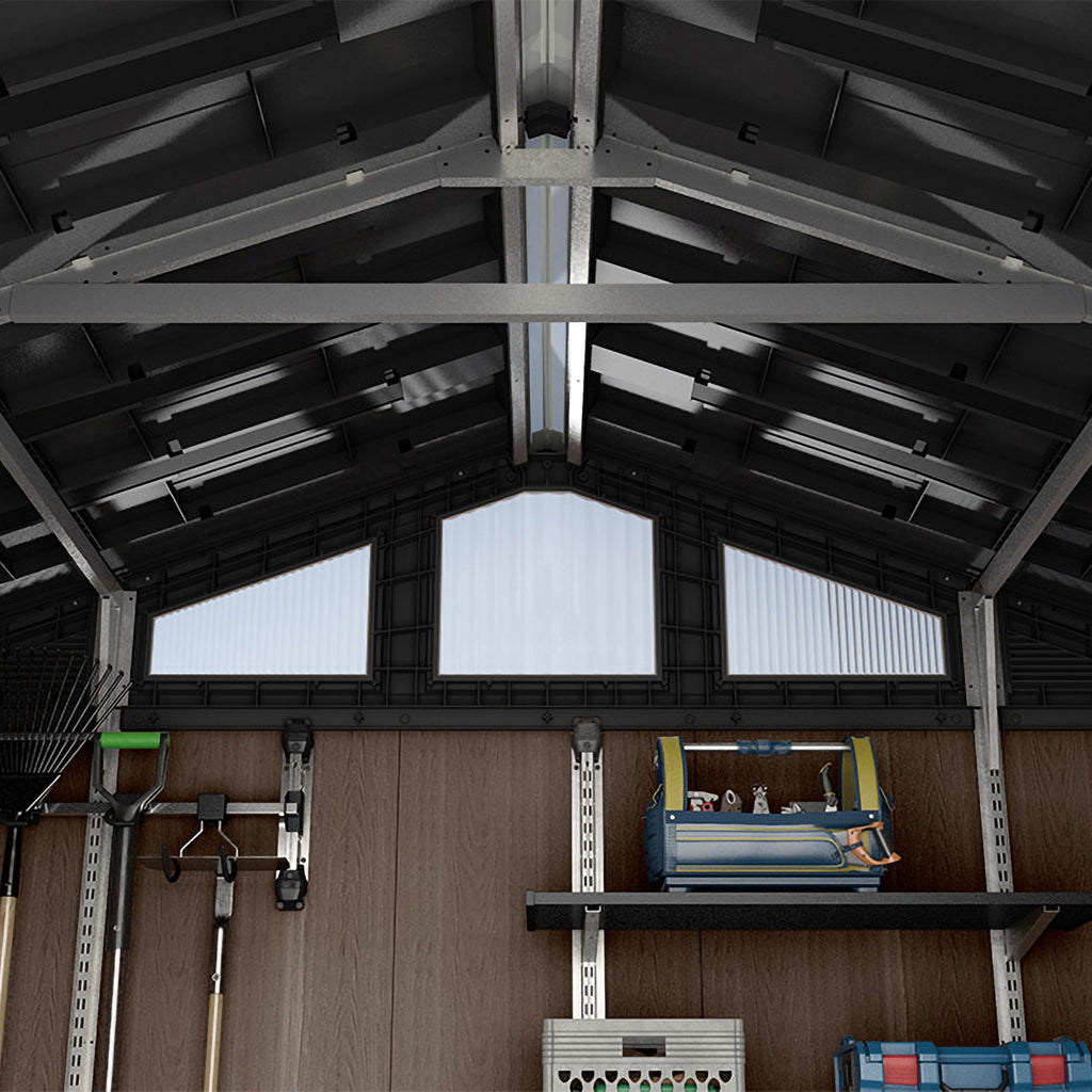 Keter 2.4 x 2.4 m Heavy Duty Outdoor Garden Storage Shed