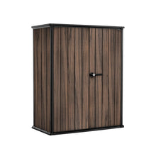Load image into Gallery viewer, Keter 1400L Weatherproof Vertical Outdoor Storage Cabinet with Shelves