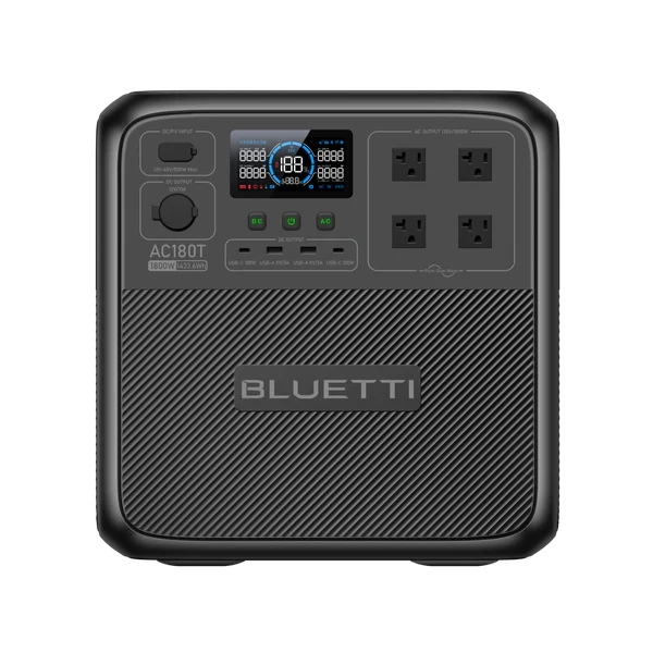 BLUETTI AC180T Portable Power Station | 1,800W,1433Wh