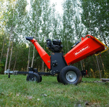 Load image into Gallery viewer, 6 inch KOHLER E-Start 429cc 14HP Gas Powered 4 - Wheel Drum Wood Chipper with Taillight , B150