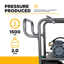 Load image into Gallery viewer, 1,500 PSI 2.0 GPM Hot Water Pressure Washer with TechTop Motor and CP Triplex Pump - HW152EA