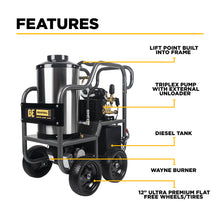 Load image into Gallery viewer, 2,000 PSI - 3.5 GPM Hot Water Electric Pressure Washer with Triplex Pump - HW205EBA