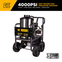 Load image into Gallery viewer, 4,000 PSI - 4.2 GPM Hot Water Pressure Washer with Honda GX390 Engine and General Triplex Pump - HW4013HG