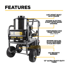 Load image into Gallery viewer, 4,400 PSI - 4.2 GPM Hot Water Pressure Washer with Powerease 420 Engine and CP Triplex Pump - HW4415PA