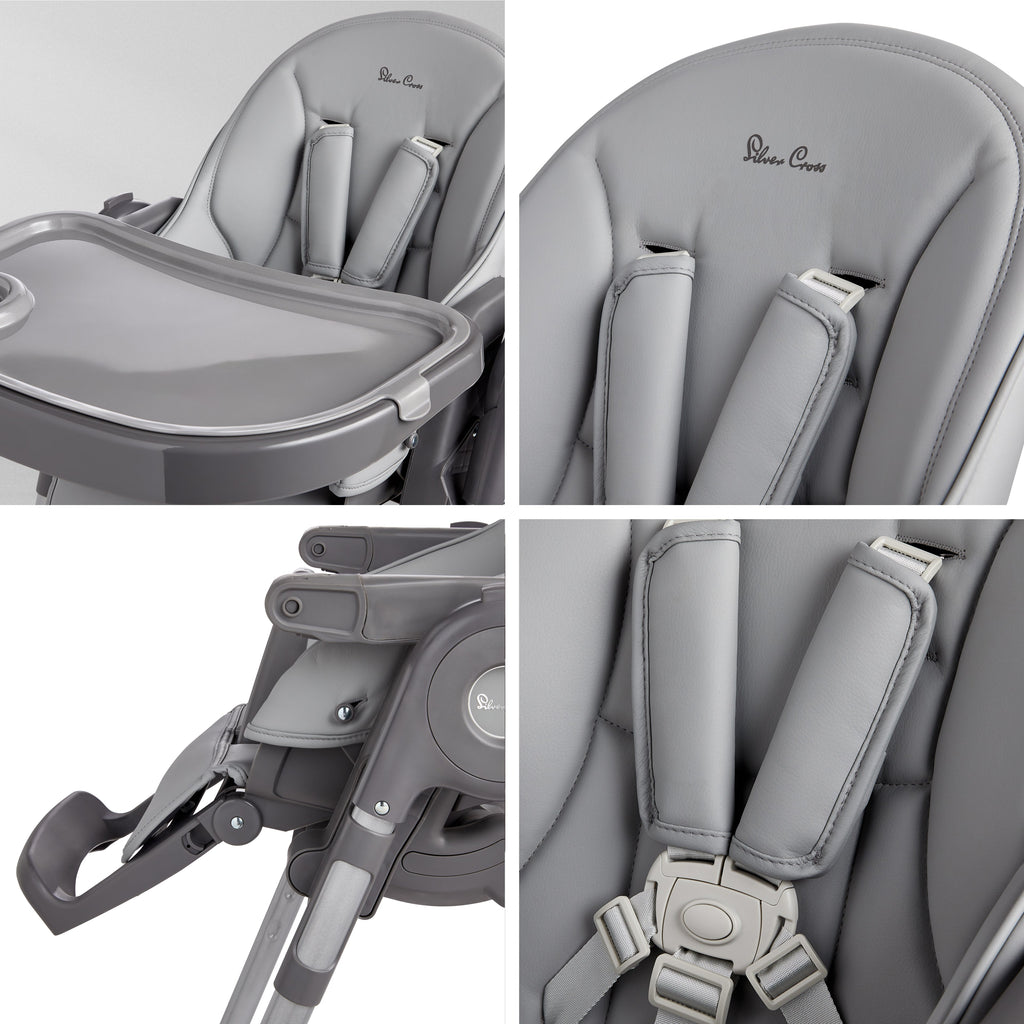 Silver Cross Cove 360 Pushchair Travel System Damson