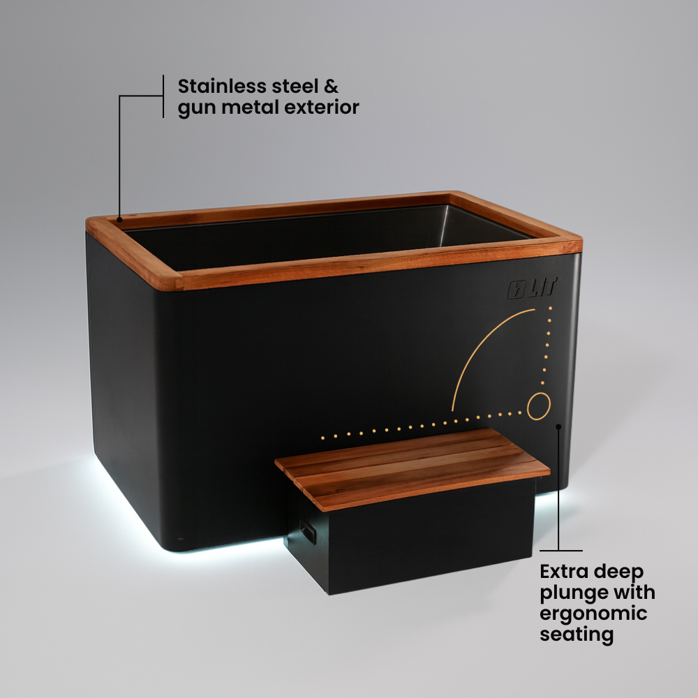Stealth Cedar XL Plunge + Titan Sauna Bundle (4-5)