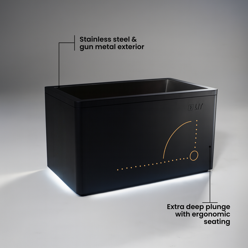 Stealth Black Plunge + Titan Sauna Bundle (2)
