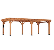 Load image into Gallery viewer, Backyard Discovery Beaumont 24 ft. x 12 ft. Cedar Wood Pergola with PowerPort
