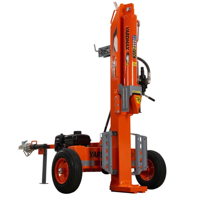Yardmax 35-Ton Full Beam Heavy-Duty Gas Log Splitter with Kohler Engine