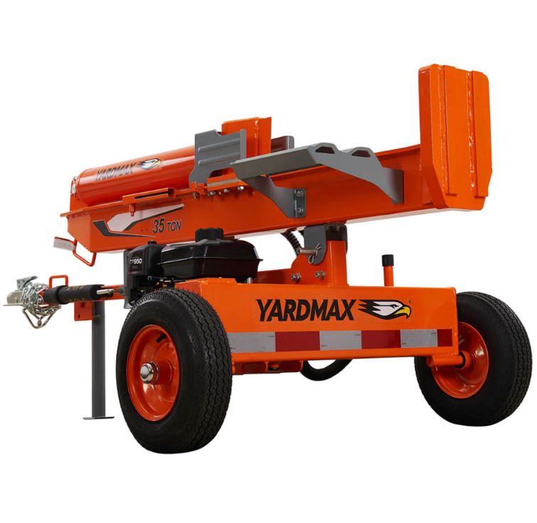 Yardmax 35-Ton Full Beam Heavy-Duty Gas Log Splitter with Kohler Engine