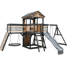 Timber Crossing Swing Set – Adventure Meets Stunning Design