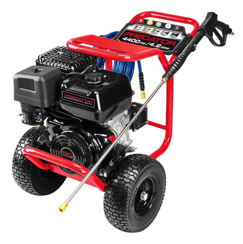 Predator 4400 PSI, 4.2 GPM, 13 HP (420cc) Commercial Duty Pressure Washer EPA