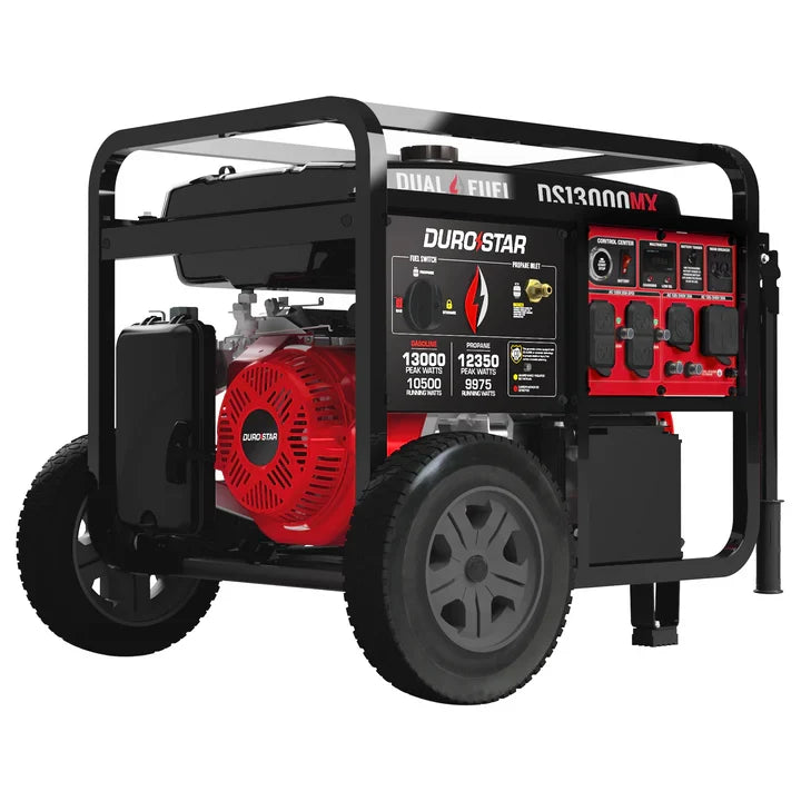 DuroMax DS13000MX 13,000 Watt Dual Fuel Portable MX Generator w/ CO Alert