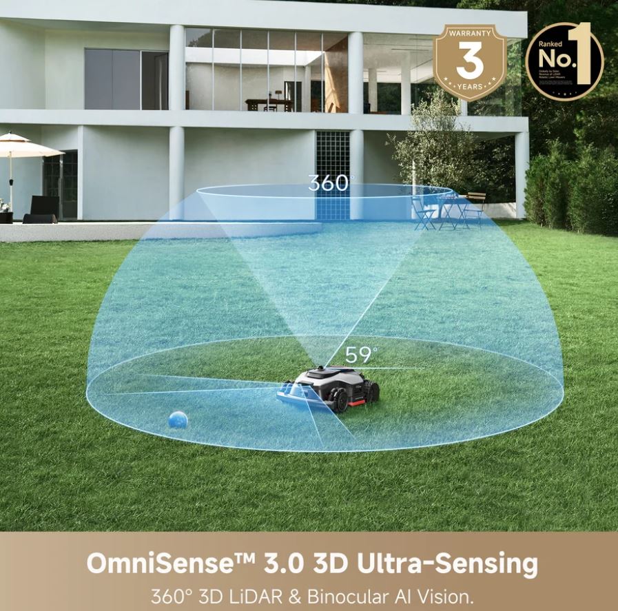 Dreame A3 AWD Pro Robot Lawn Mower