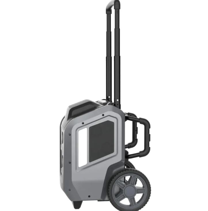 Yard Force Portable Power Station 2400-Watt Continuous 4800-Watt Peak, Bluetooth speaker, WIFI connection, Wireless Charging, RV 30A plug, LED light