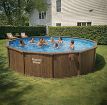Load image into Gallery viewer, Bestway Hydrium 18 ft. x 52 in. Round Steel Wall Above Ground Pool Set