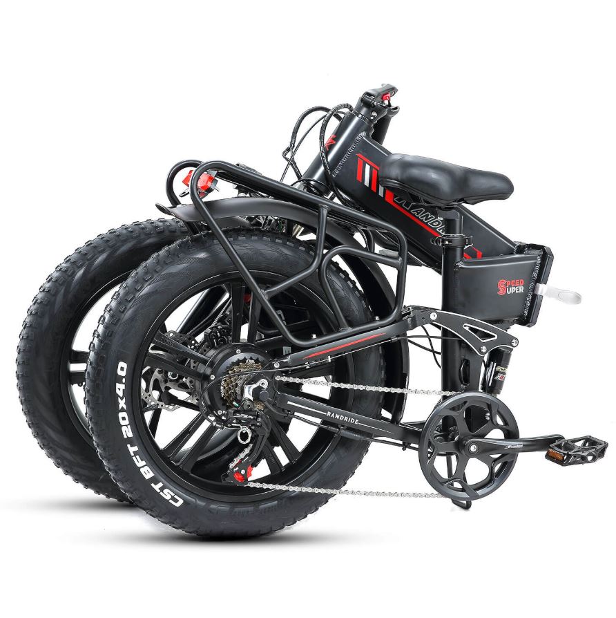 RANDRIDE Hummer - 1000W, 20AH Foldable Ebike with Shimano Hydraulic Brakes