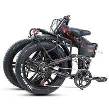 Load image into Gallery viewer, RANDRIDE Hummer - 1000W, 20AH Foldable Ebike with Shimano Hydraulic Brakes