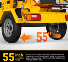 Load image into Gallery viewer, 35hp 1000cc ZONSEN E-Start 8 inch Gas Powered Commerical Wood Chipper with Intelligent Hydraulic Feeding System , CROBA TX1000