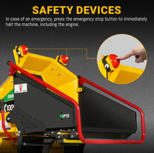 Load image into Gallery viewer, 35hp 1000cc ZONSEN E-Start 8 inch Gas Powered Commerical Wood Chipper with Intelligent Hydraulic Feeding System , CROBA TX1000