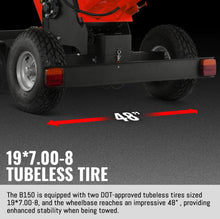 Load image into Gallery viewer, 6 inch KOHLER E-Start 429cc 14HP Gas Powered 4 - Wheel Drum Wood Chipper with Taillight , B150