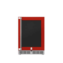 Load image into Gallery viewer, Hestan | 24" Outdoor Refrigerator with Wine Storage &amp; Glass Door