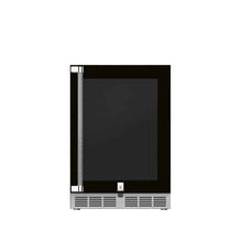 Load image into Gallery viewer, Hestan | 24" Outdoor Refrigerator with Wine Storage &amp; Glass Door