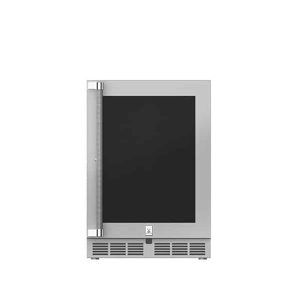 Hestan | 24" Outdoor Refrigerator with Wine Storage & Glass Door