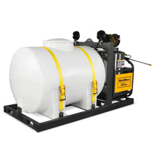 Load image into Gallery viewer, MechMaxx 4000 PSI 4 GPM ZONSEN E-Start Engine Hot Water Pressure Washer Skid Mounted with 245 Gal Tank,  HPW40DBT