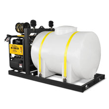 Load image into Gallery viewer, MechMaxx 4000 PSI 4 GPM ZONSEN E-Start Engine Hot Water Pressure Washer Skid Mounted with 245 Gal Tank,  HPW40DBT