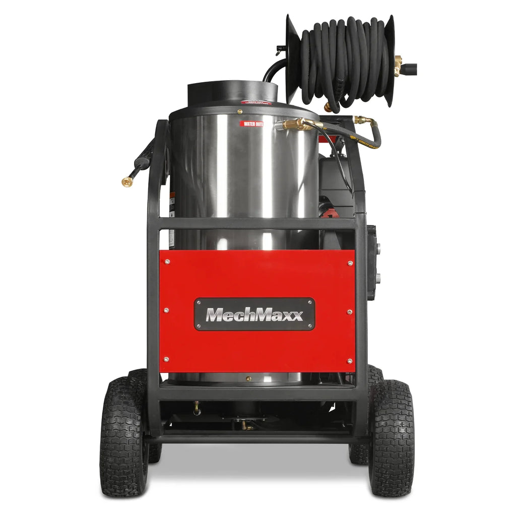 MechMaxx 4000 PSI 4 GPM HONDA E-Start Engine Hot Water Pressure Washer with Hose Reel,  HPW40H