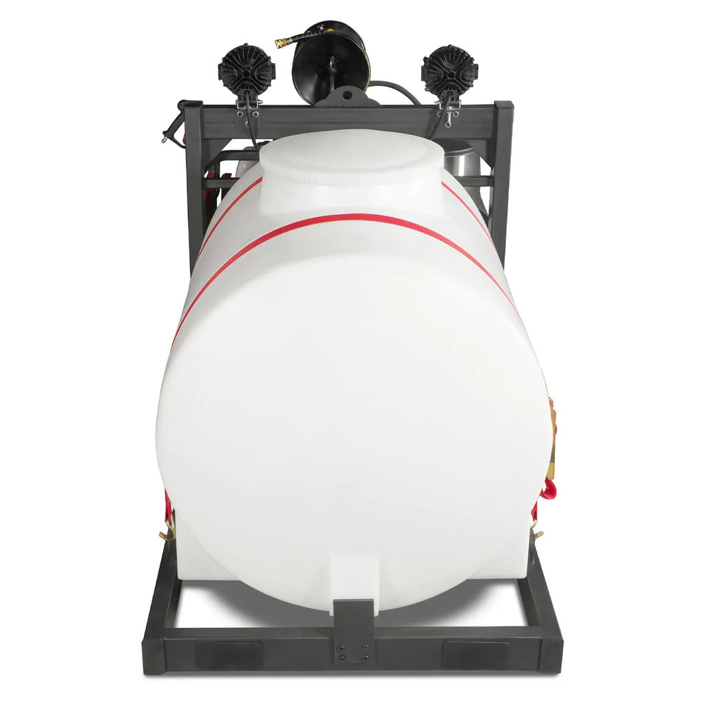MechMaxx 4000 PSI 4 GPM HONDA E-Start Engine Hot Water Pressure Washer Skid Mounted with 245 Gal Tank, HPW40HBT