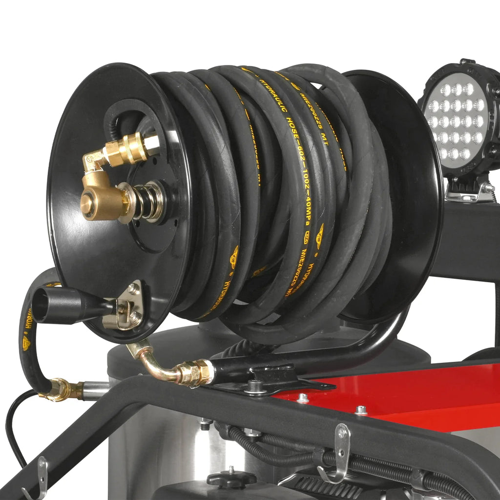 MechMaxx 4000 PSI 4 GPM HONDA E-Start Engine Hot Water Pressure Washer Skid Mounted with 245 Gal Tank, HPW40HBT