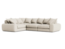 Load image into Gallery viewer, Wodge Modular Corner Sofa - Large Left Hand - Twill - Whipped Cream - White