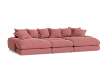 Load image into Gallery viewer, Wodge Chaise Movie Sofa - Cinema - Twill - Whipped Cream - White