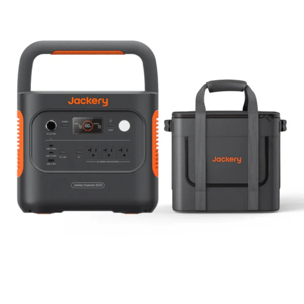 Jackery Explorer 2000 v2 Portable Power Station + 1Guard Carrying Bag